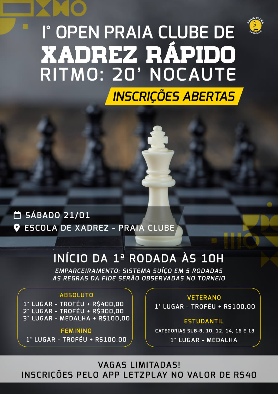 Troféus Torneio Xadrez Entrega Imediata