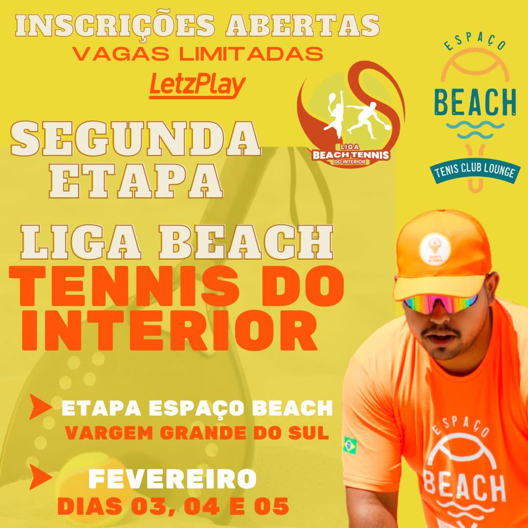 Informações do Torneio Torneio Interno de Beach Tennis - Clube Espigão -  Edição 1 - LetzPlay