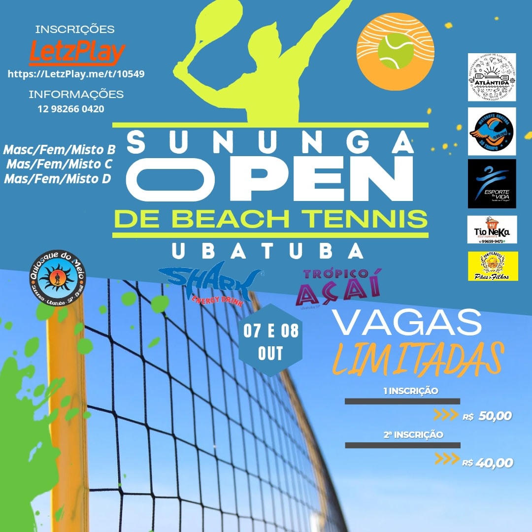 Informações do Torneio OPEN CENTER SPORT AABB PROMISSÃO DE BEACH TENNIS -  LetzPlay