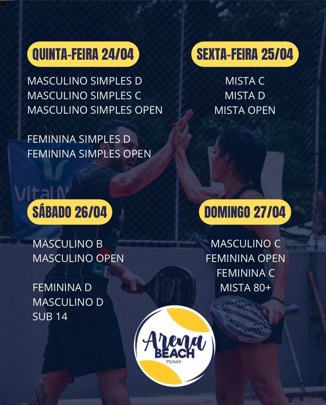 5º Open de Beach Tennis Arena Beach Piumhi