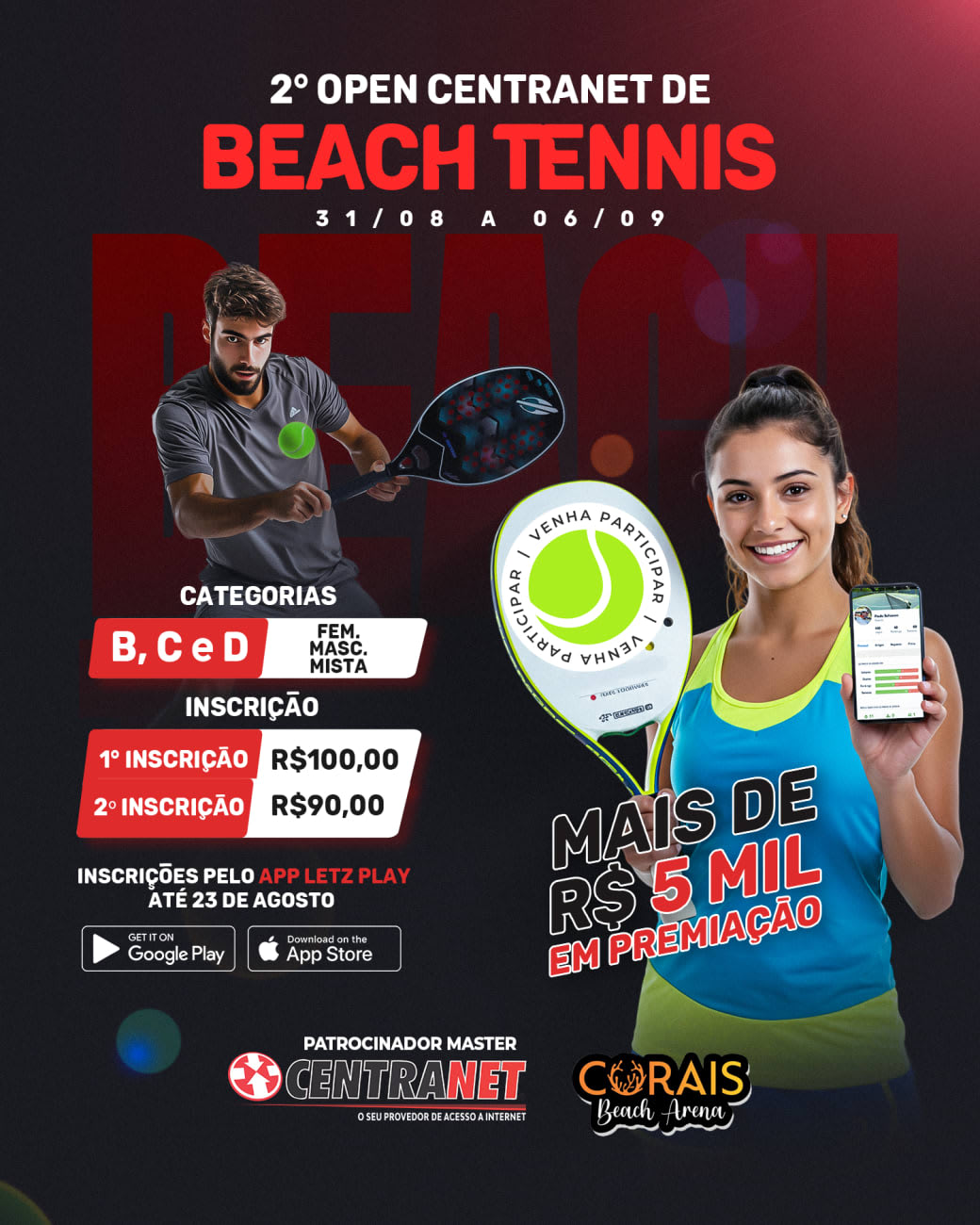 2° OPEN CENTRANET DE BEACH TENNIS