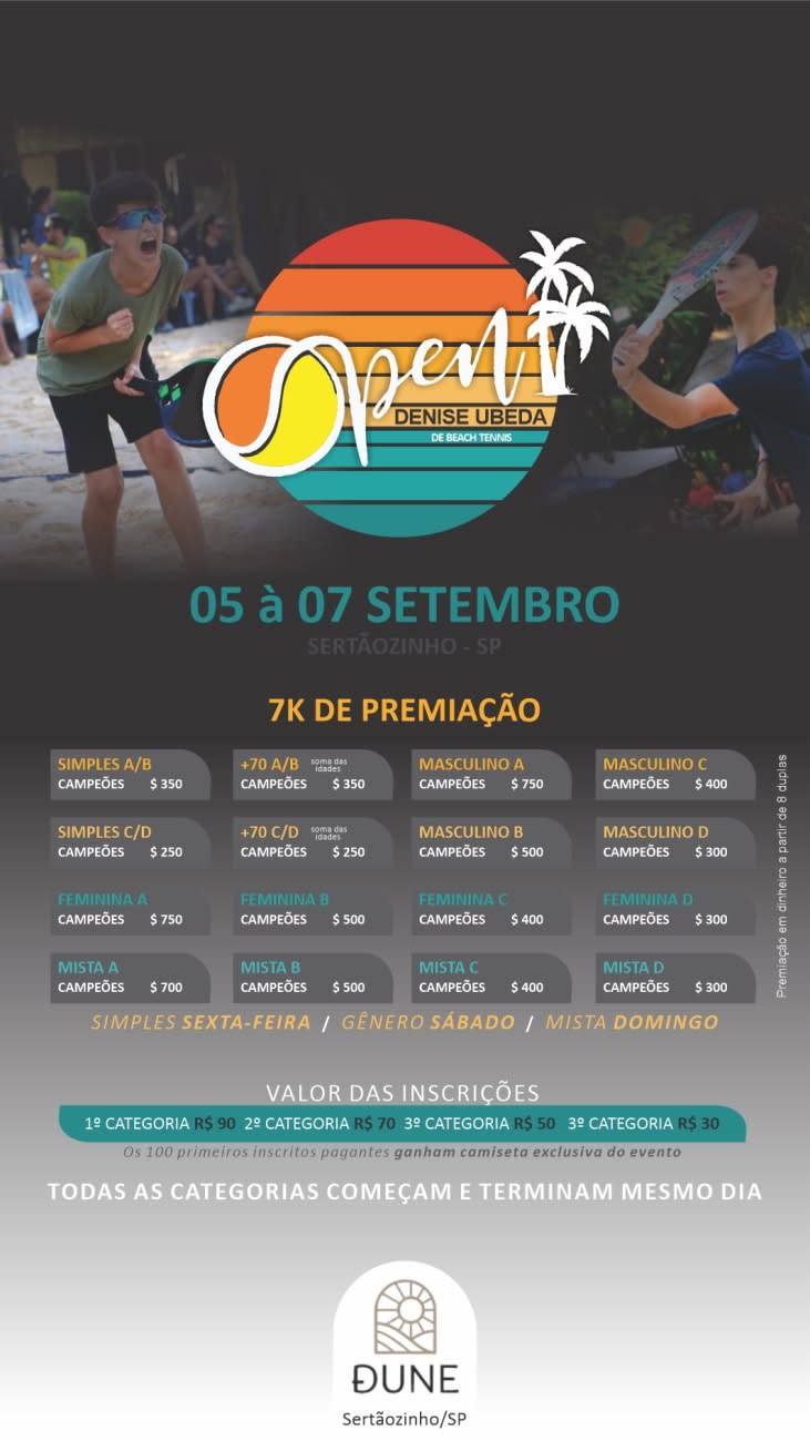 OPEN DENISE UBEDA DE BEACH TENNIS