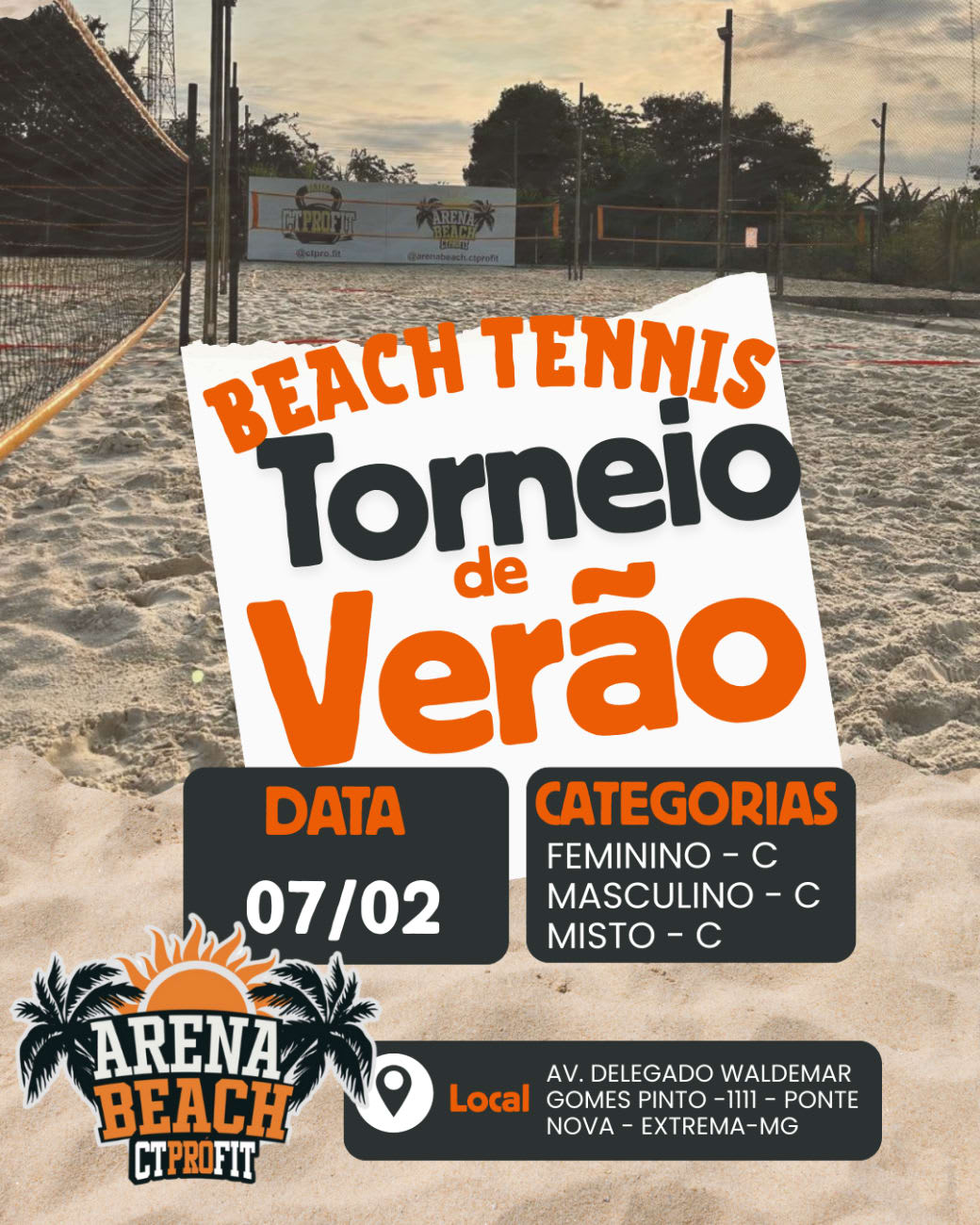 Torneio de Verão Arena Beach CTPRÓFIT