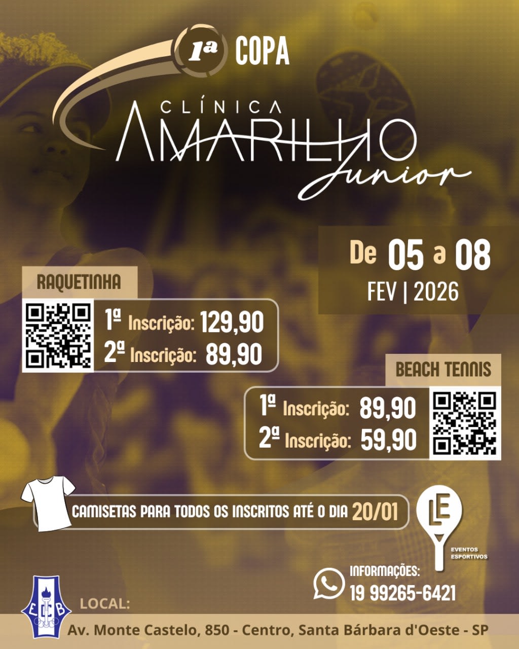 1ª COPA AMARILHO JR DE BEACH TENNIS