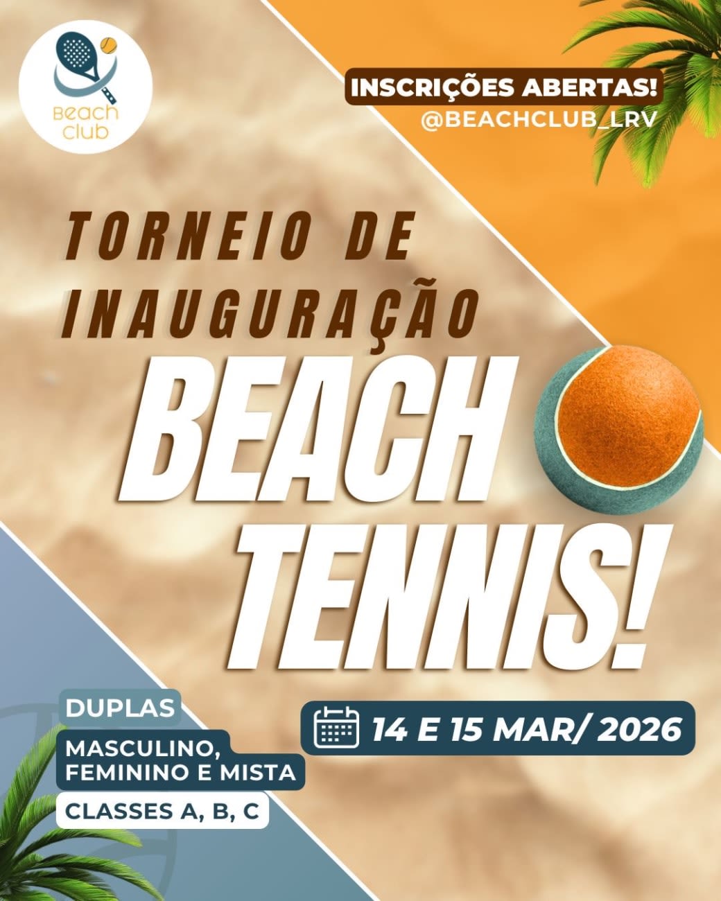 Torneio de Inauguração BEACH CLUB