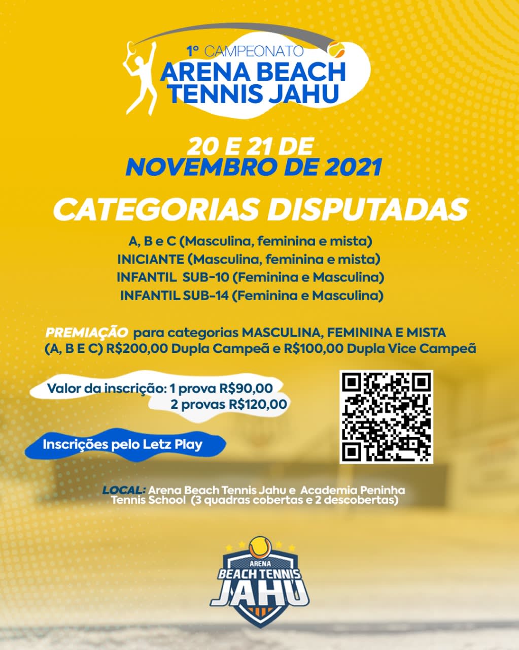 Torneio de Tênis Feminino 🎾 Atenção, - Clube Penapolense
