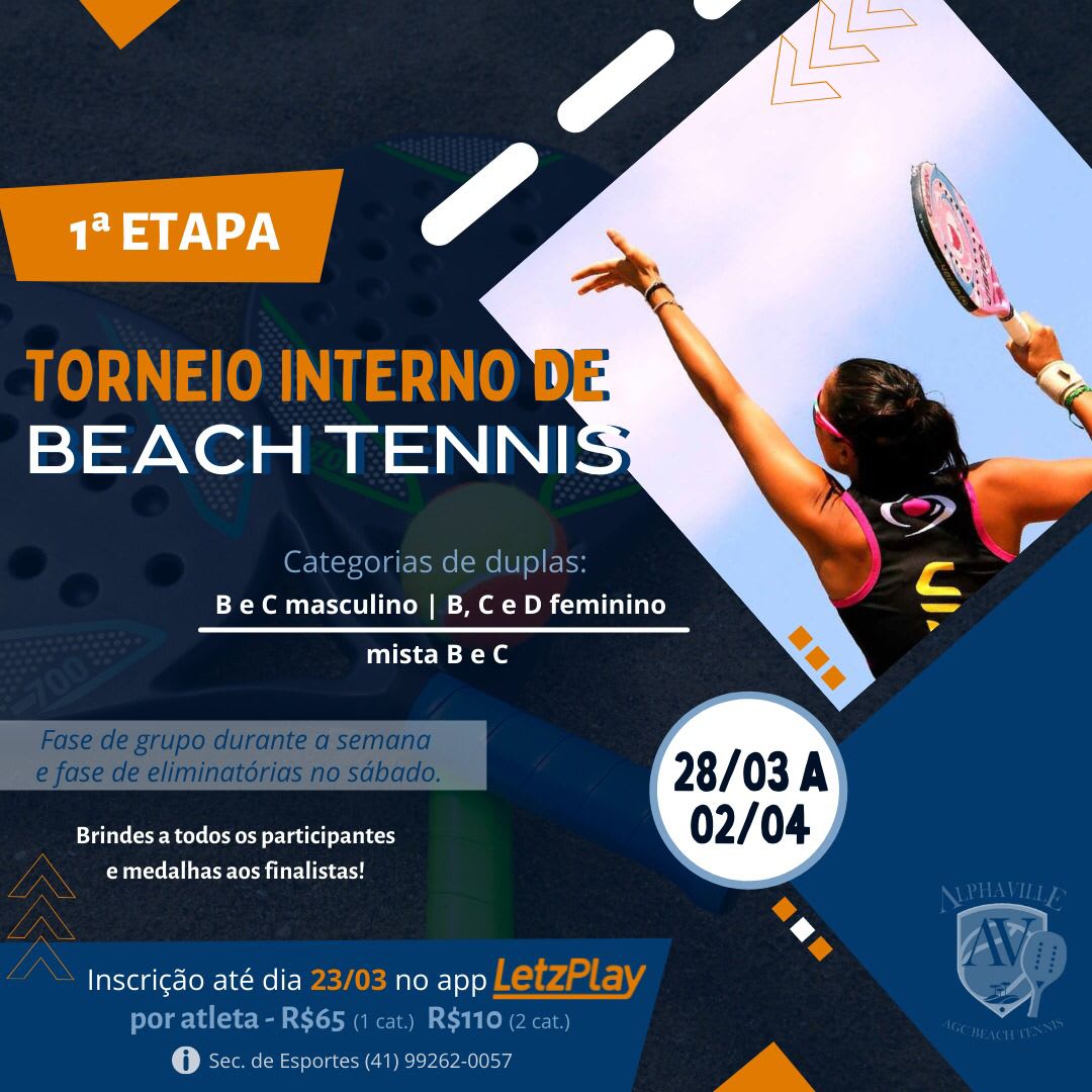 Informações do Torneio 1º OPEN CATITA BEACH - LetzPlay