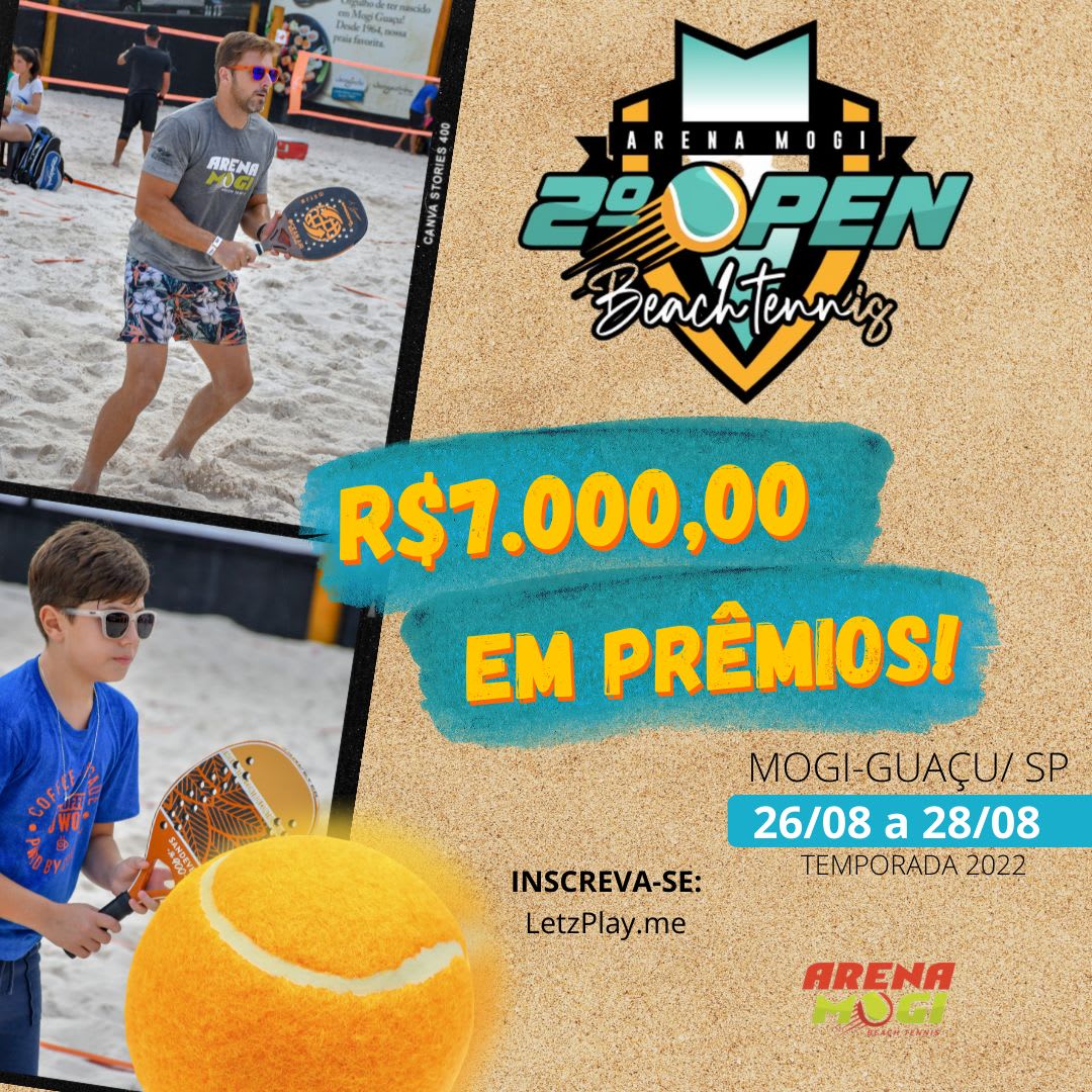 Torneio de Beach Tennis movimenta arena central - Prefeitura Municipal de