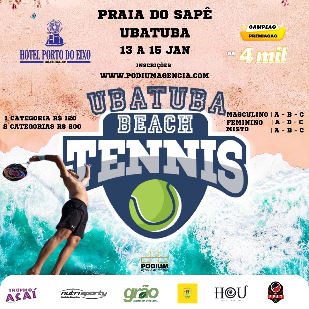 Informações do Torneio CBBT 100 - Beach Tennis Open ES 2023 - LetzPlay