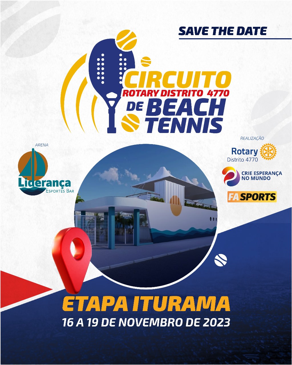 Informações do Torneio CBBT 100 - Beach Tennis Open ES 2023 - LetzPlay