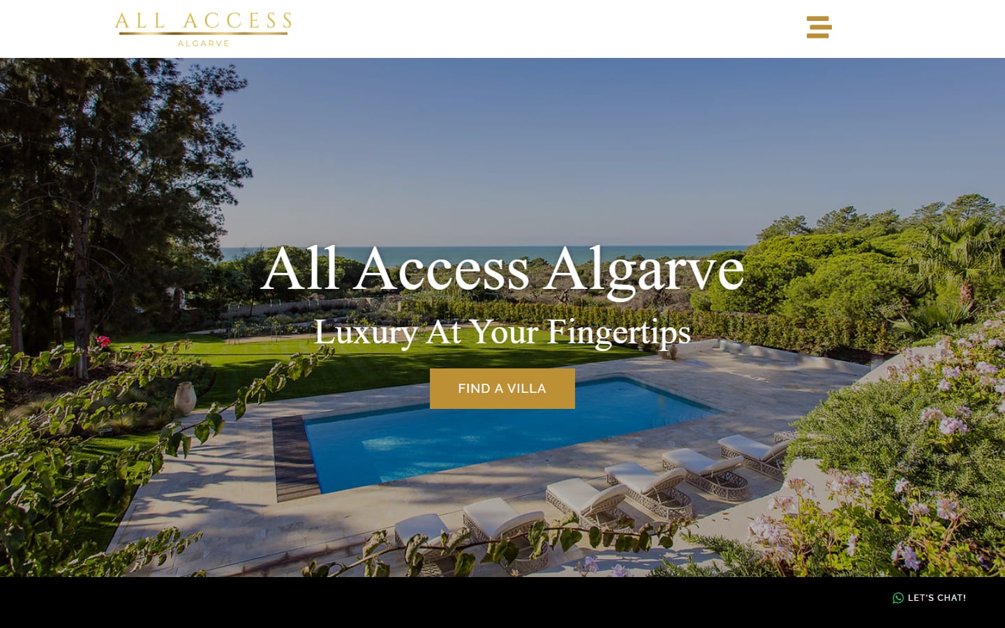 All Access Algarve – Elite Villa Concierge website