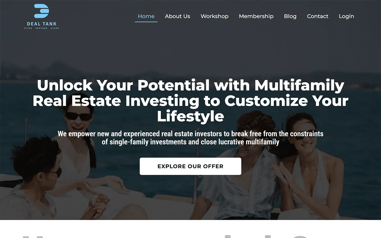 DealTank Academy – Real Estate Investment Training
