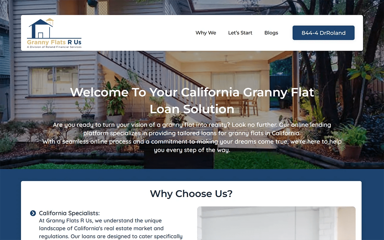 Granny Flat Loan Solutions