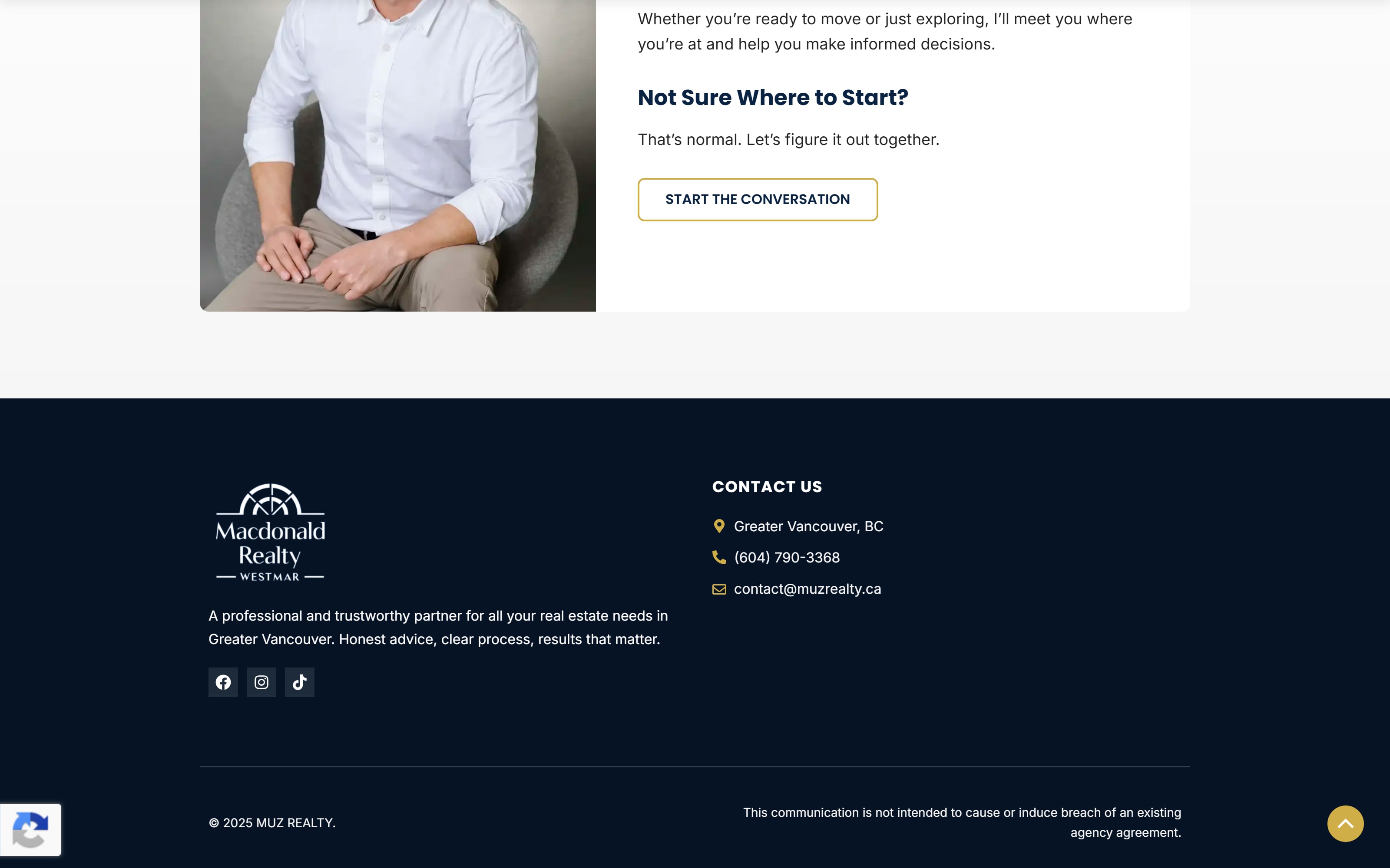 MUZ Realty — Burnaby REALTOR® Website