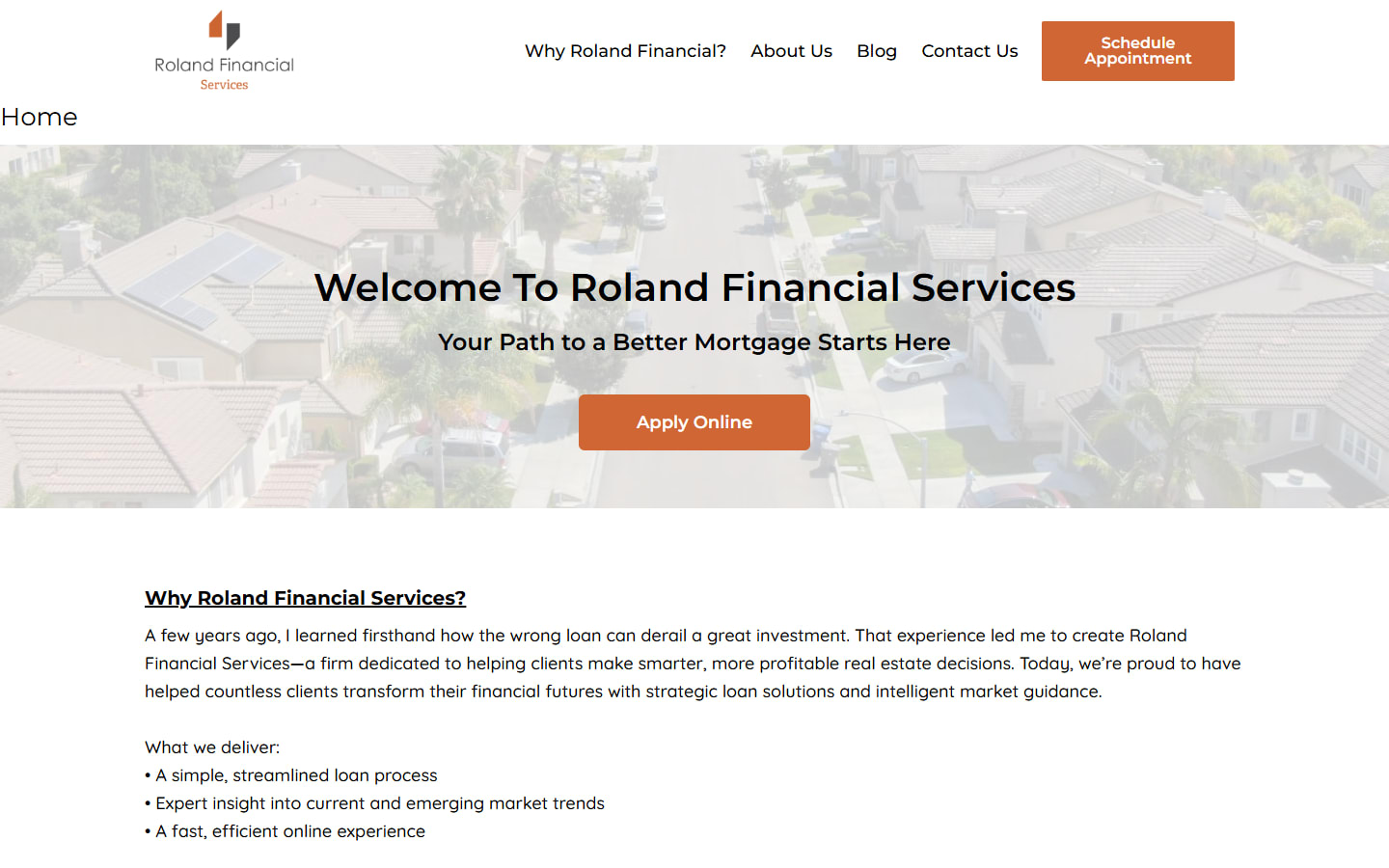 Roland Financial Services – Mortgage & Financial Guidance
