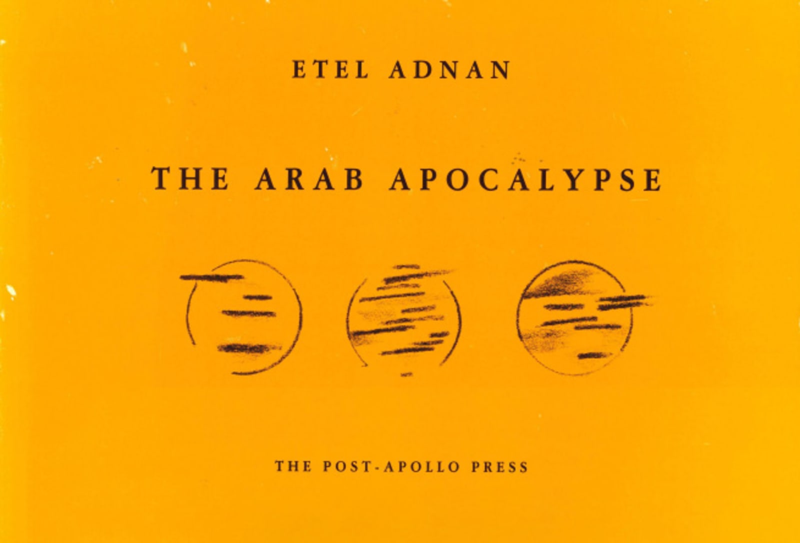 Portada de l'apocalisi àrab, d'Etel Adnan