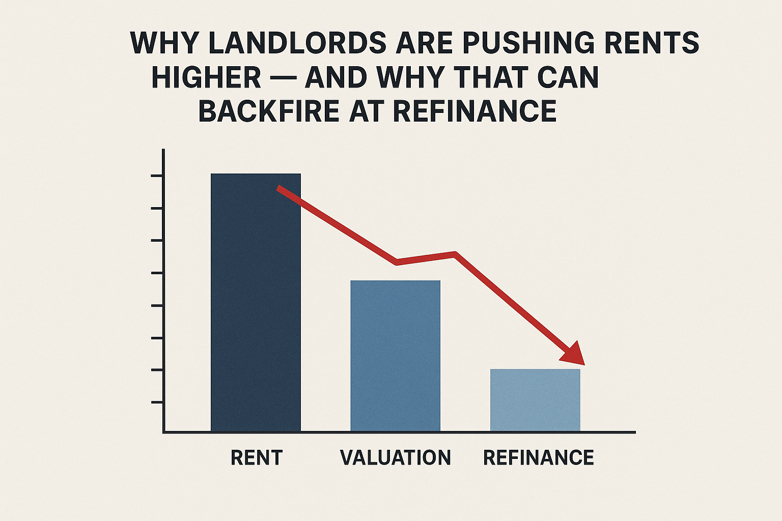 Why landlords are pushing rents higher — and why that can backfire at refinance