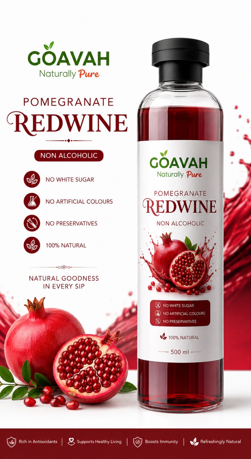 Pomogranat Non alcoholic Redwine