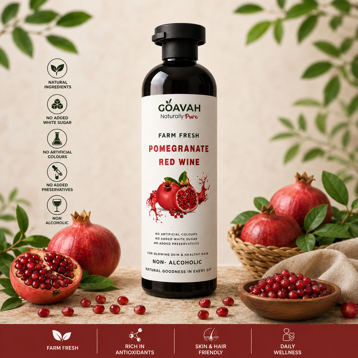 Pomogranat Non alcoholic Redwine