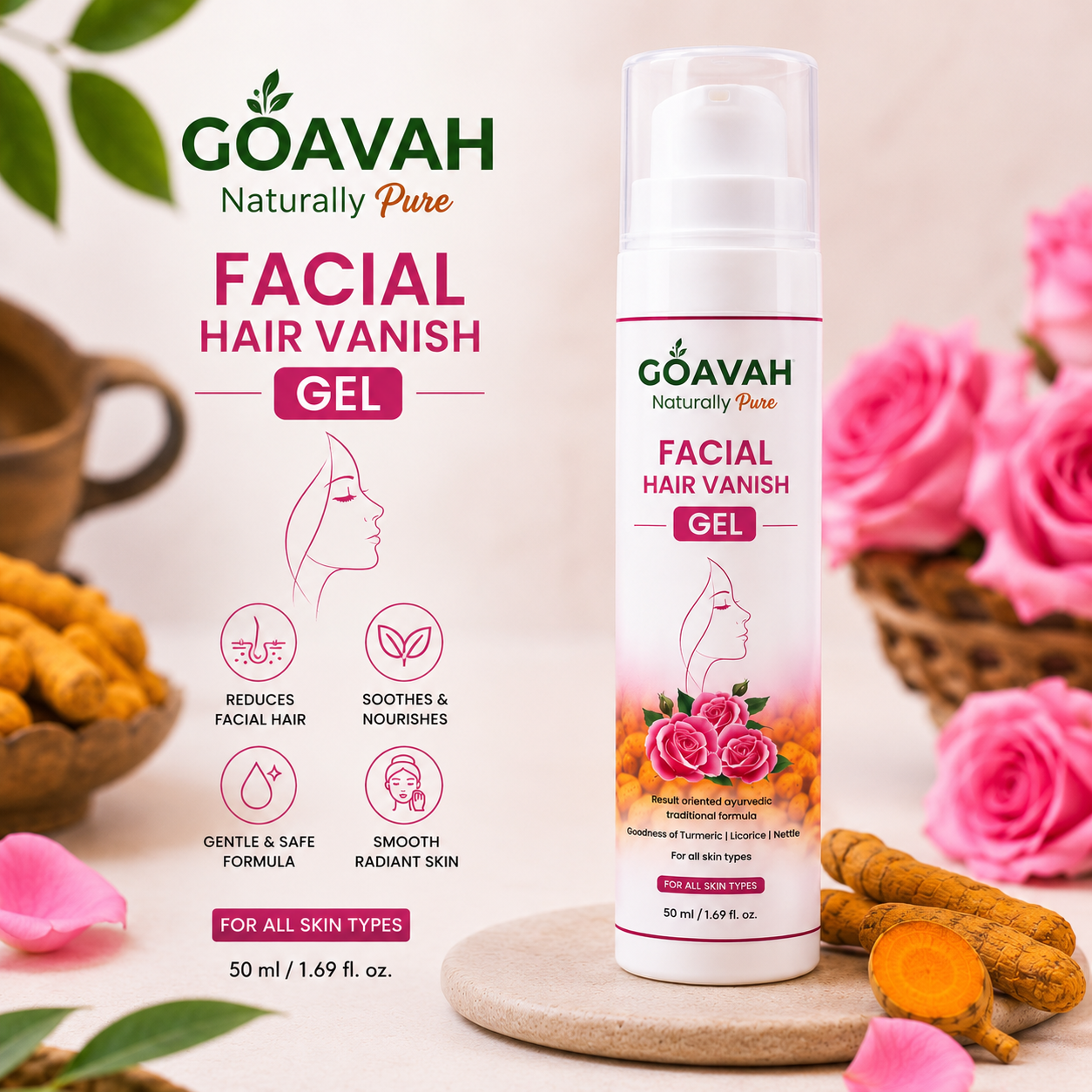 Facial Hair vanish Gel