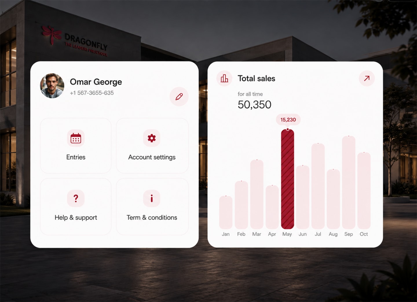 Dragonfly School Management Platform Interface 6