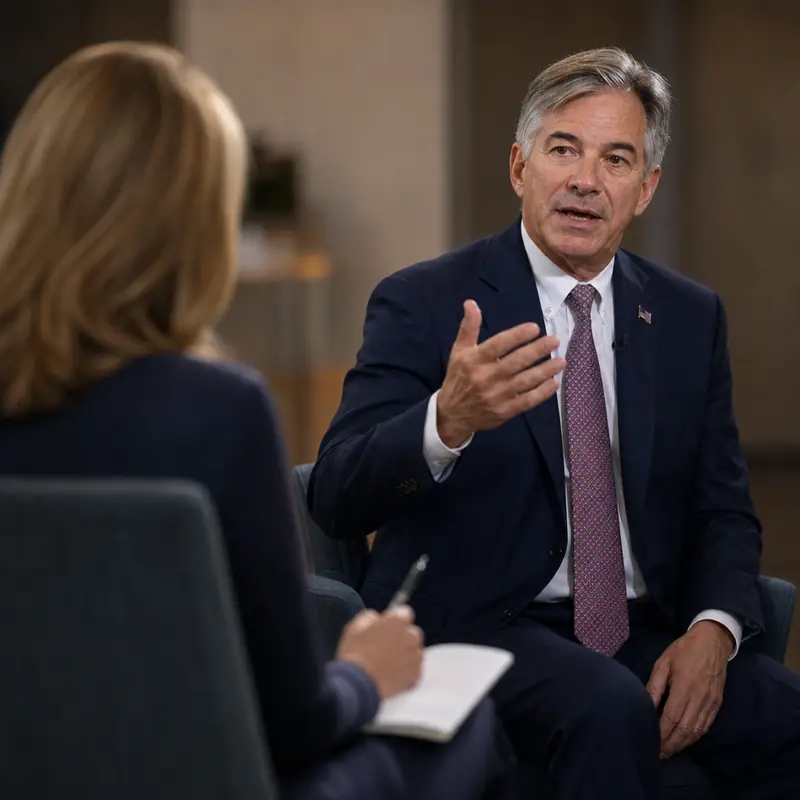 Interview scene