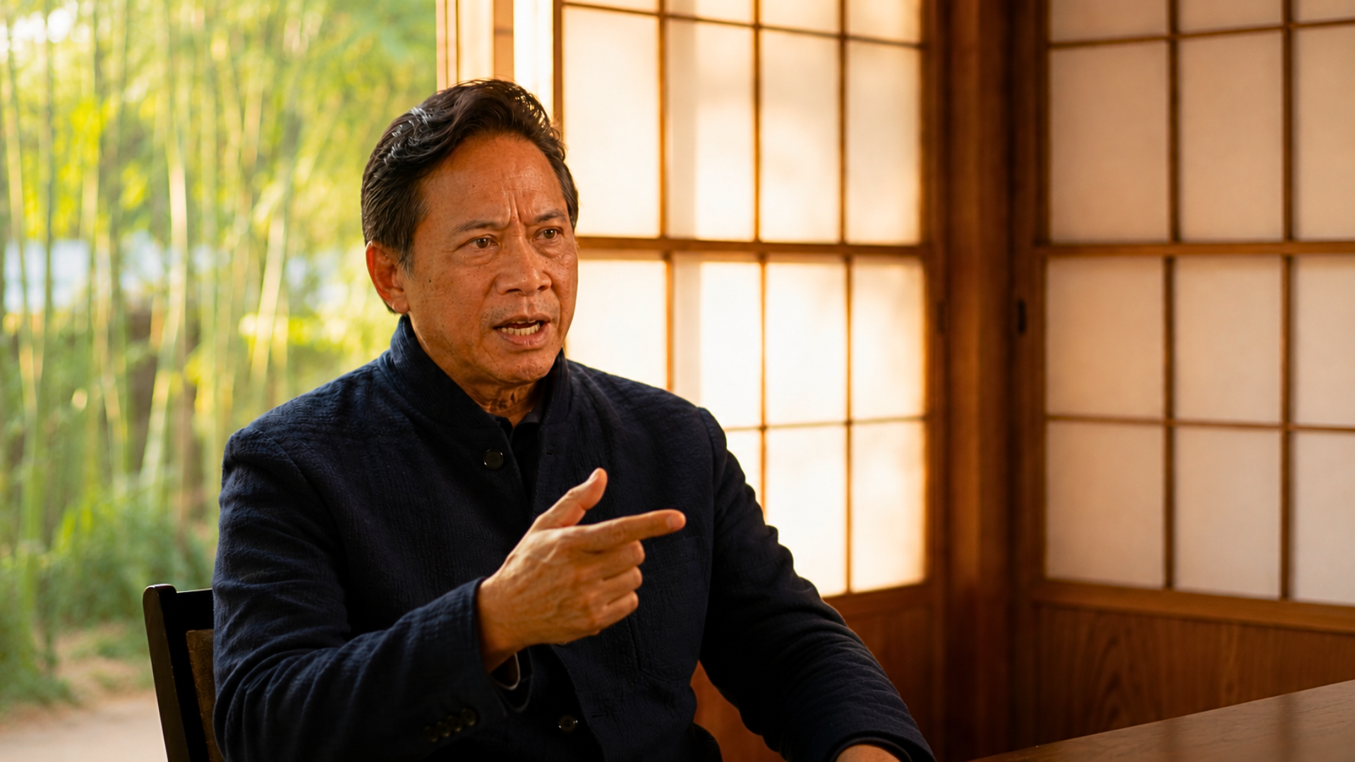 Dr. Li speaking