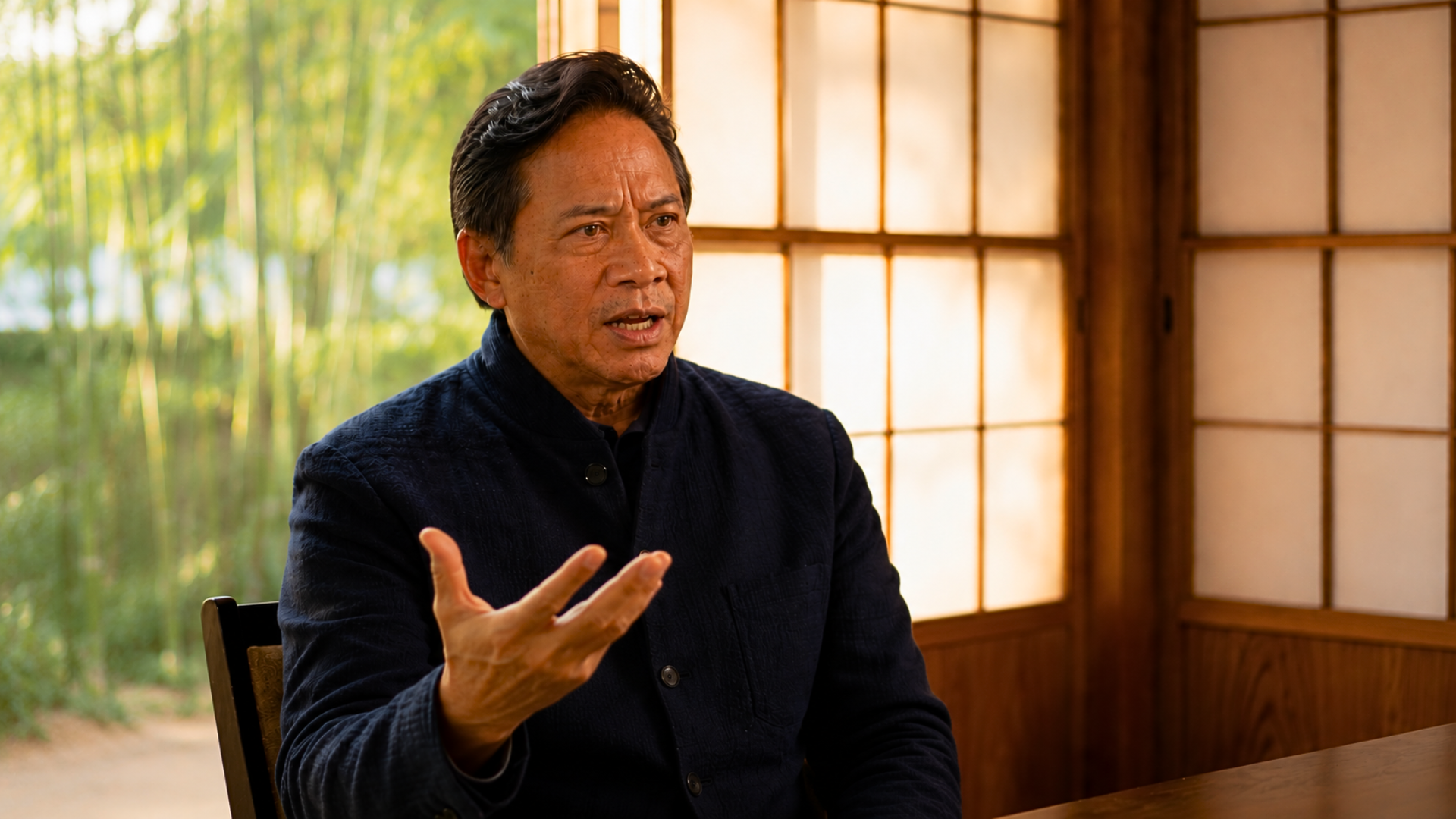 Dr. Li speaking