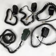 Fist (CB type) microphones with Press To Talk switch