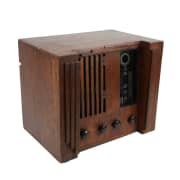 Vintage wooden radios