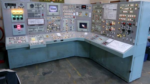 Huge practical industrial/military look control panel console assembly ...