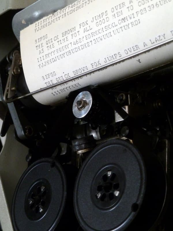 Fully practical period teleprinter, telex, Teletype, ticker tape machine