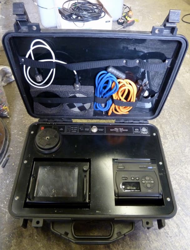 Heli-Tele receiver in Peli case