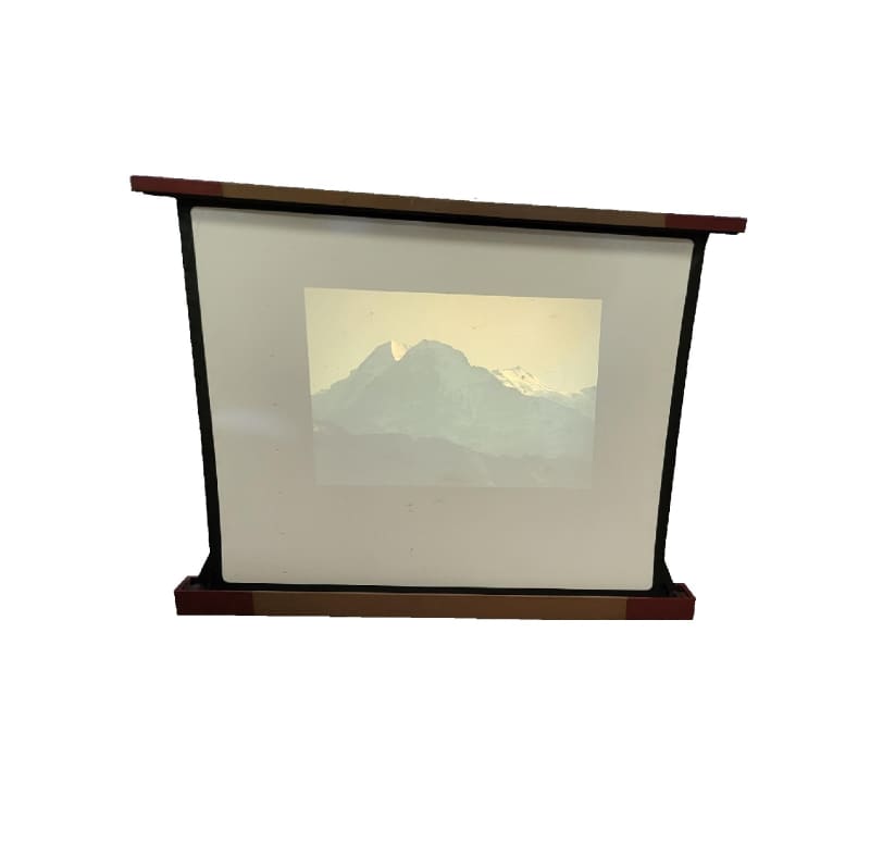 Vintage pull out projector screen 