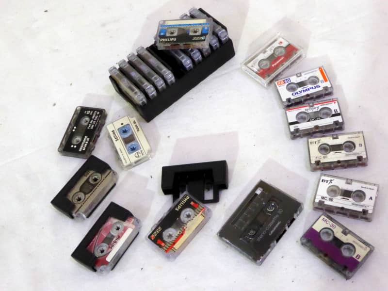 Mini-cassettes? As in the mini version of regular cassettes, which