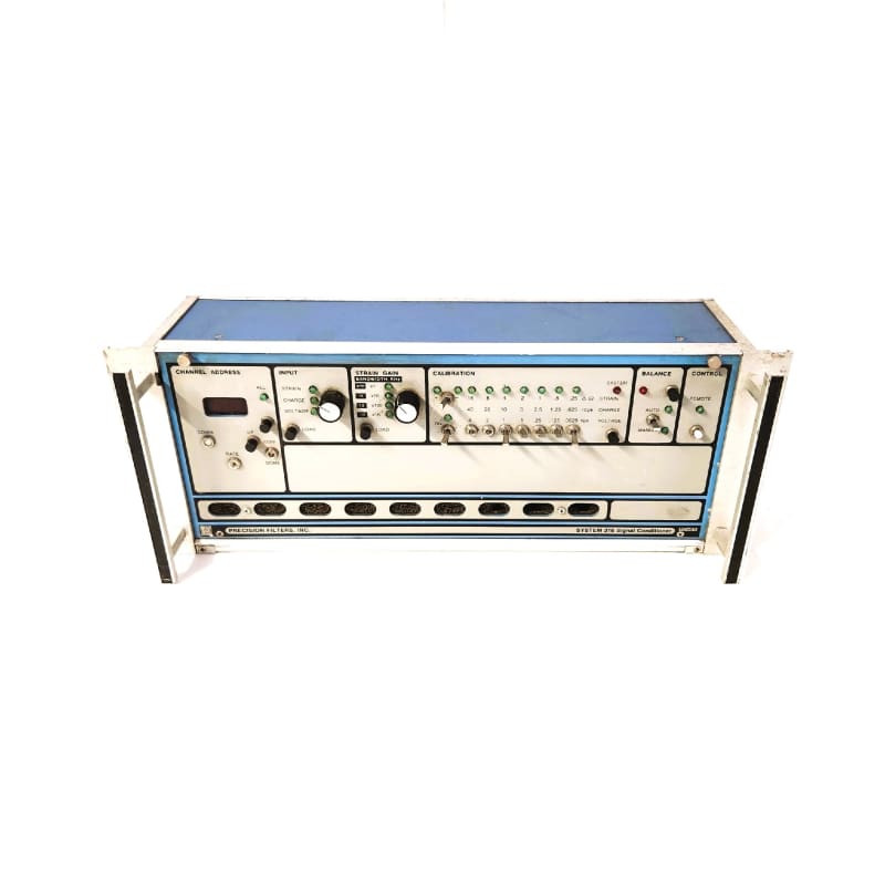 Non Practical Voltage / Bandwidth Control Panel In Metal Blue case