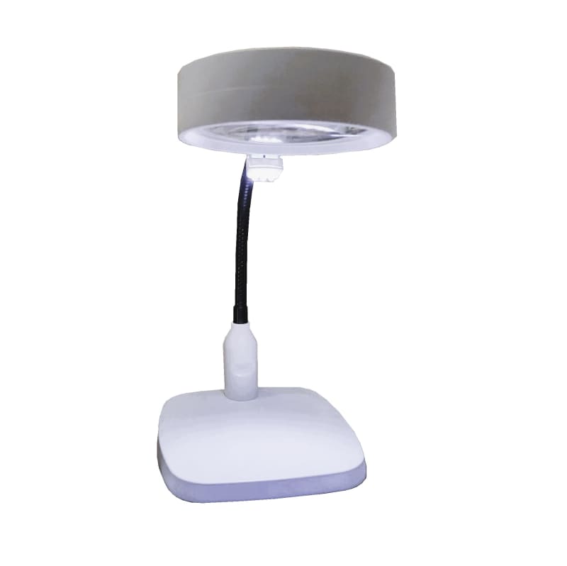 Flexy Arm Magnifying Led Table Lamp 