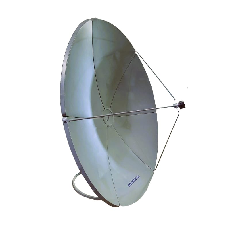 2.4 metre flat-pack giant satellite dishes