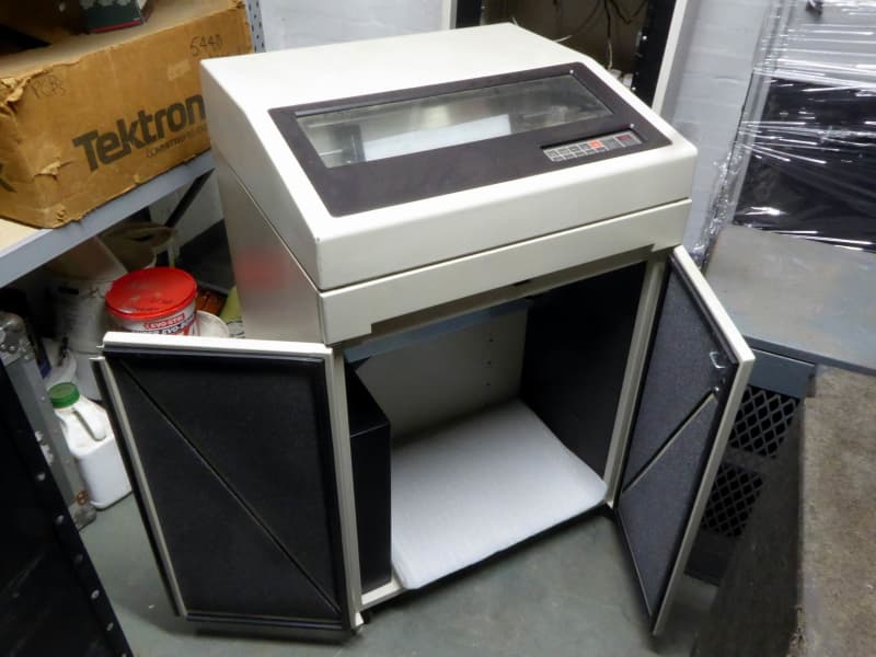 Very large heavy duty mainframe computer line printer