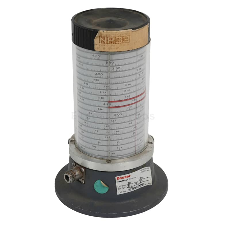 Tunable circuit Frequency Meter with rising helical scale