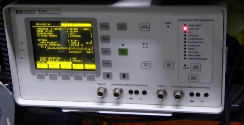 Datacomms practical laboratory instrument.