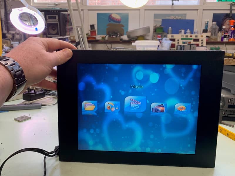 12 inch LCD flat screen monitor Electro Props Hire