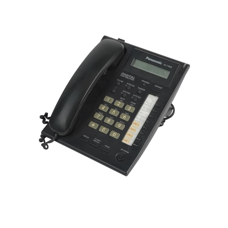 Black Panasonic Desk Phone