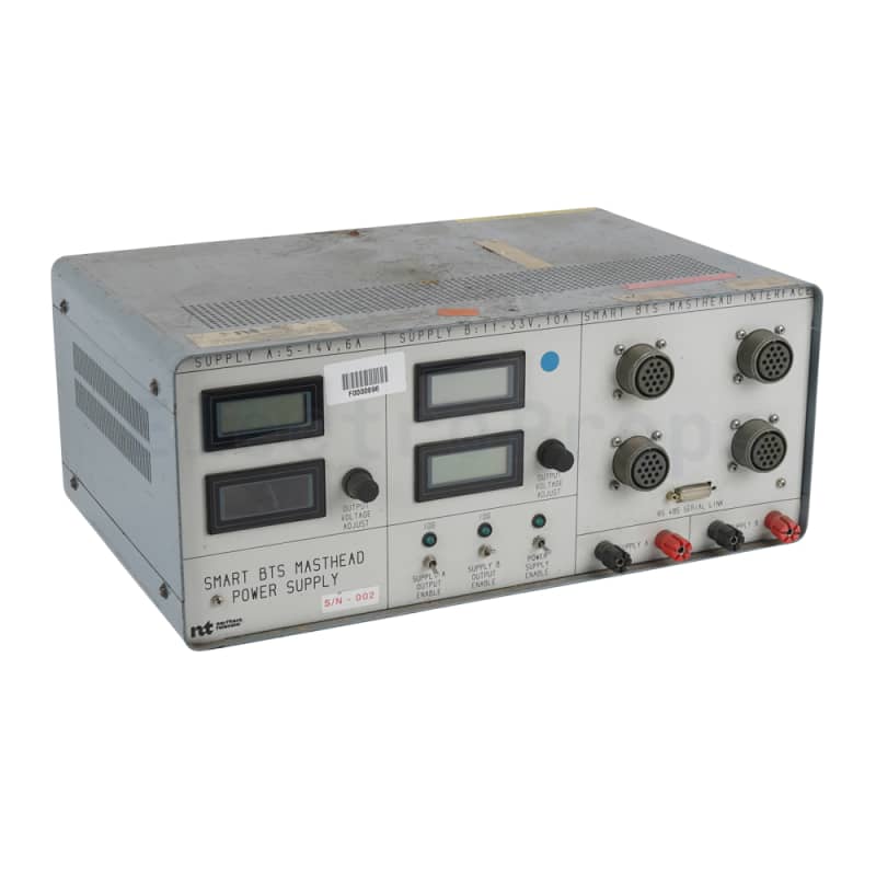Masthead Power Supply with LCD displays & round military connectors