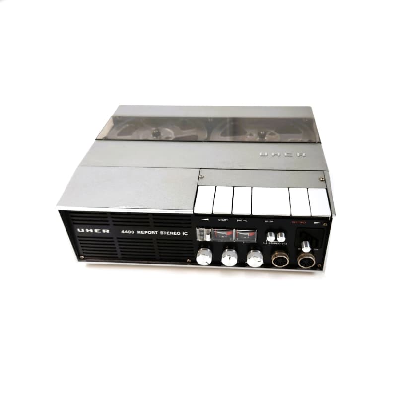 Practical fully portable Uher reel to reel tape recorder with