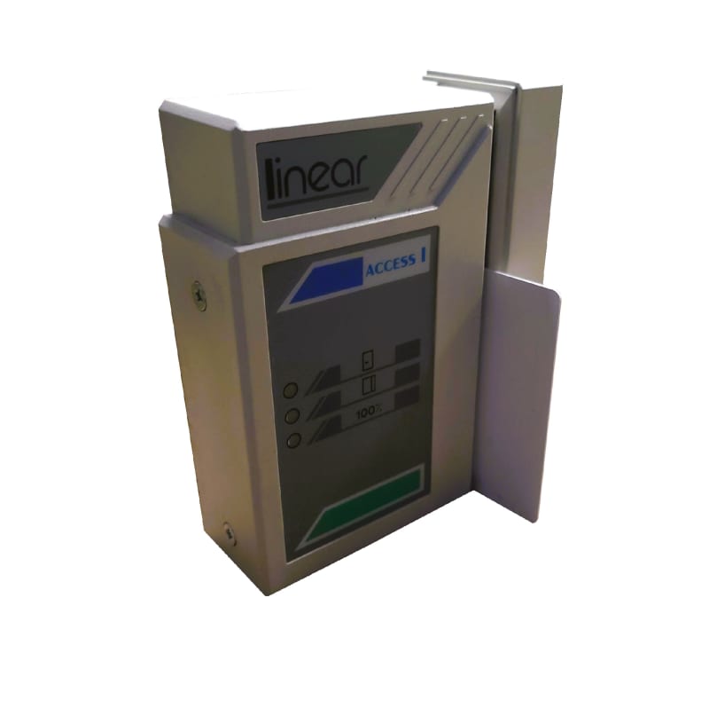 Swipe card door entry controller box