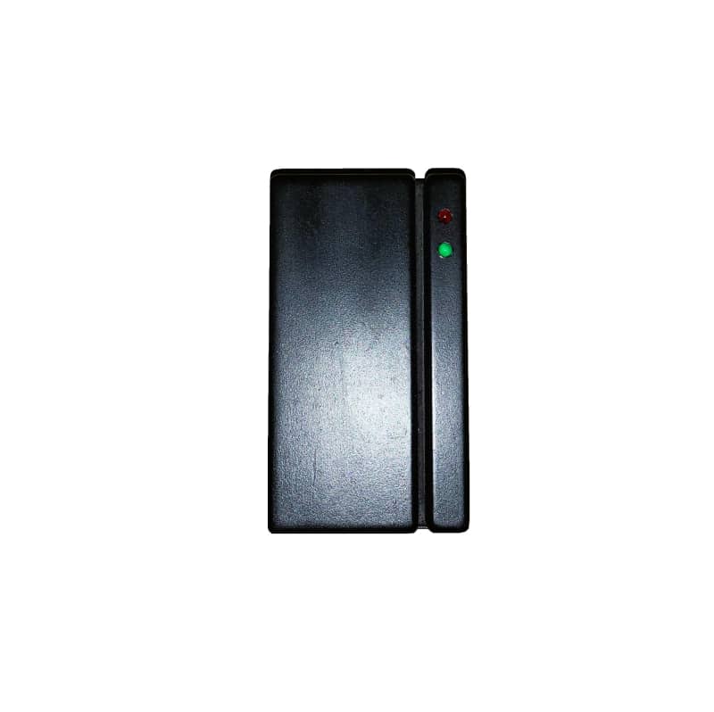 Door entry card swipe reader boxes in satin black