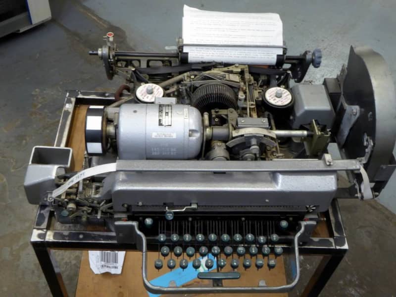Vintage teleprinter terminal/telex machine