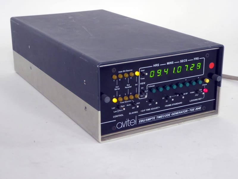 Practical Avitel timecode generator with counting green digital display