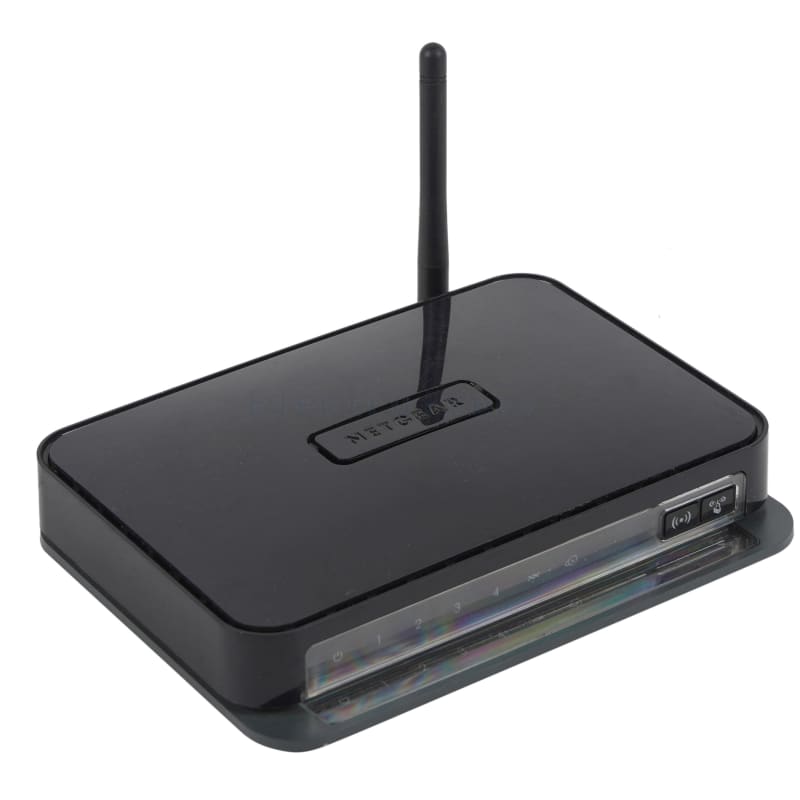 Black Wireless Router